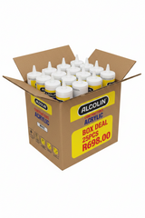 Alcolin White Contractor Acrylic WHITE 260ml BOX DEAL 25PCS