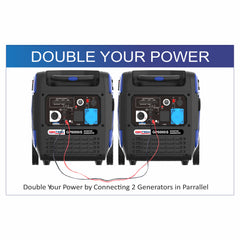 GENTECH POWER 6000 WATT DIGITAL PURE SINE WAVE INVERTER GENERATOR