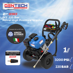 GENTECH DIY 220 BAR PETROL HIGH PRESSURE WASHER