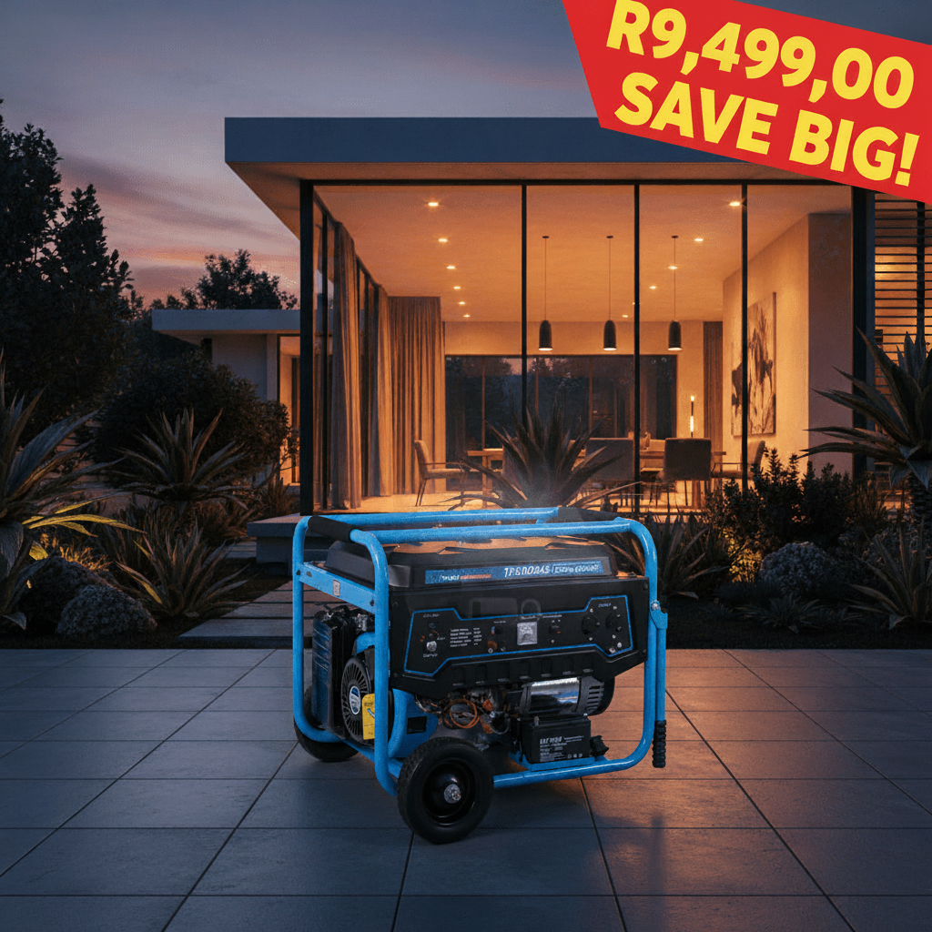 Trade Professional TP 6000 4S petrol generator studio photo