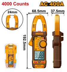 Ingco Electrical Tester Clamp Meter 400A DCM62001