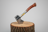 Estwing Sportsman's Axe (24oz) | Forged Steel Hatchet with Genuine Leather Grip | Made in USA