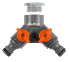 Gardena Twin-Tap Connector (Includes Adapters for All Tap Sizes)