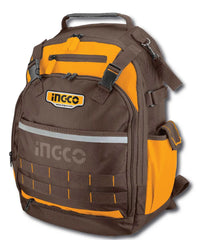 INGCO Tool Backpack 8kg | 10 Tool Slots | Waterproof | Laptop Section | HBP01028 | South Africa