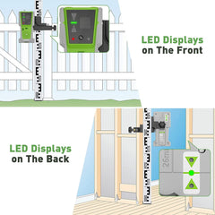 Huepar LR-8RG Laser Receiver | Red & Green | 60m Range | Digital Detector | South Africa