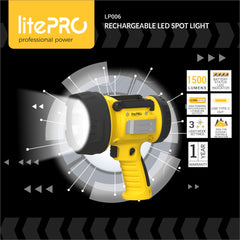 10W Rechargeable USB Spotlight