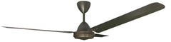 SOLENT High Breeze Antique Bronze 3-Blade 1400mm Ceiling Fan + Wall Controller | South Africa