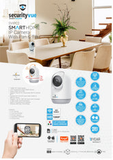 SECURITYVUE SMARTHOME IP CAMERA with PAN & TILT