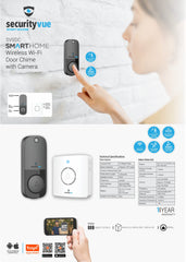 SECURITYVUE WIRELESS WI-FI DOOR CHIME WITH CAMERA