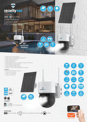SECURITYVUE SMARTHOME SOLAR OUTDOOR CAMERA WITH PTZ 3 MEGA PIXEL