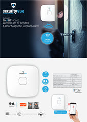 SECURITYVUE WIRELESS WI-FI WINDOW & DOOR MAGNETIC CONTACT ALARM