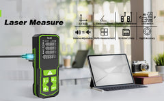 Huepar S120A 120m Laser Distance Measure | Angle Sensor | USB Rechargeable | South Africa