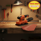 Black & Decker BEW220KAX-QS 150W 1/3 Sheet Finishing 18.9 inch Belt Sander