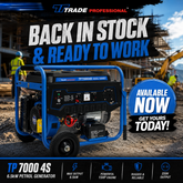 TRADE PROFESSIONAL TP 7000 4S 6.5kW Petrol Generator - Heavy-Duty Power for Job Sites & Backup