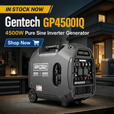 Gentech GP4500IQ 4500W Pure Sine Wave Inverter Generator | Solar Ready | Auto Start