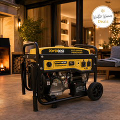 POWERBOSS 8 kVA Recoil Start Petrol Generator - Reliable Power for Home & Work