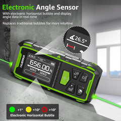 Huepar BLM-100G 200m Bidirectional Laser Distance Meter | Dual Green Laser | South Africa