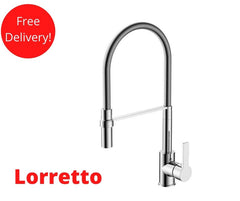Lorretto high rise kitchen sink mixer