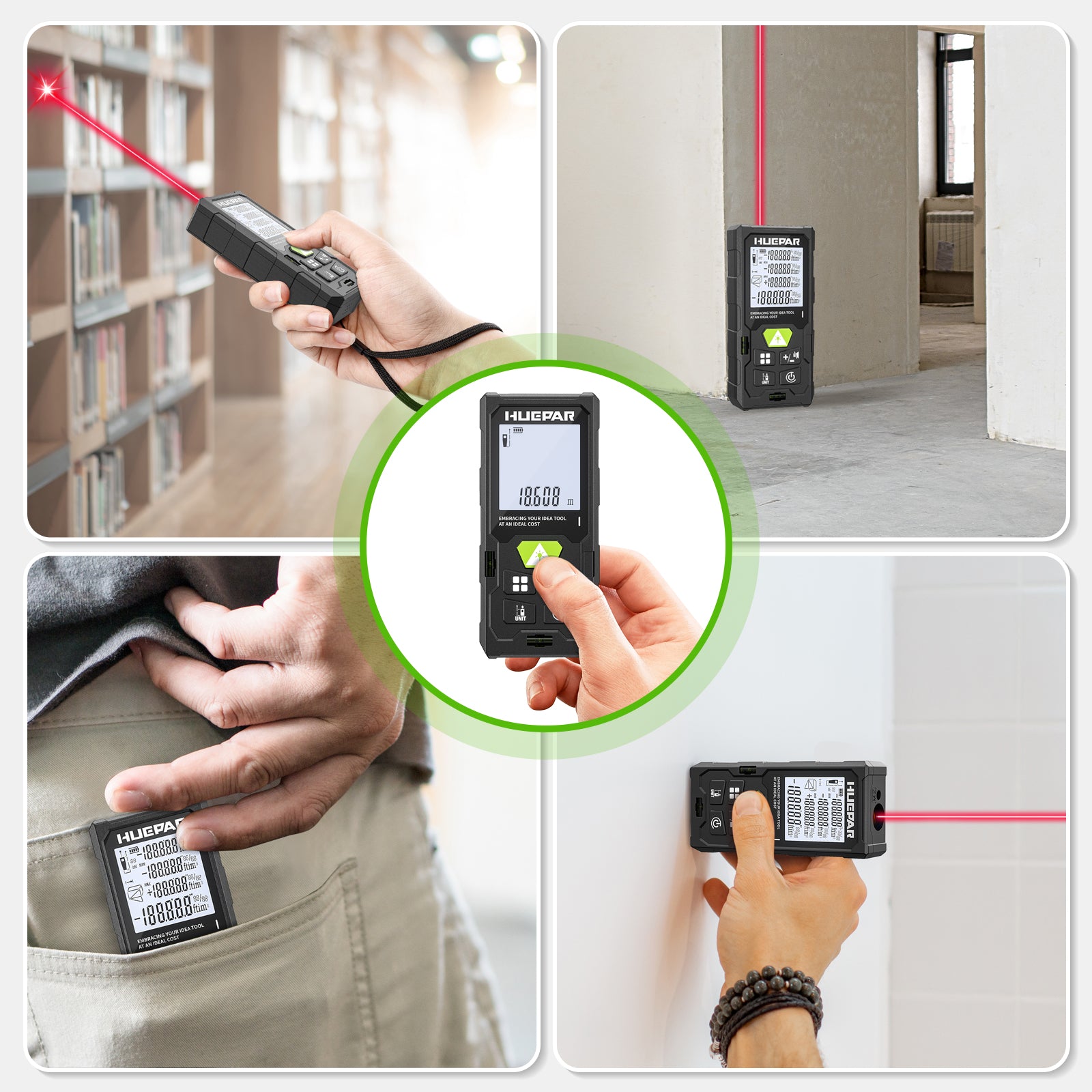 Huepar DM-LM100 Laser Distance Measure