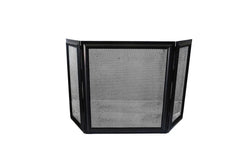 Fireplace Screen 3 Fold | Black Mild Steel | 996 X 550mm | South Africa