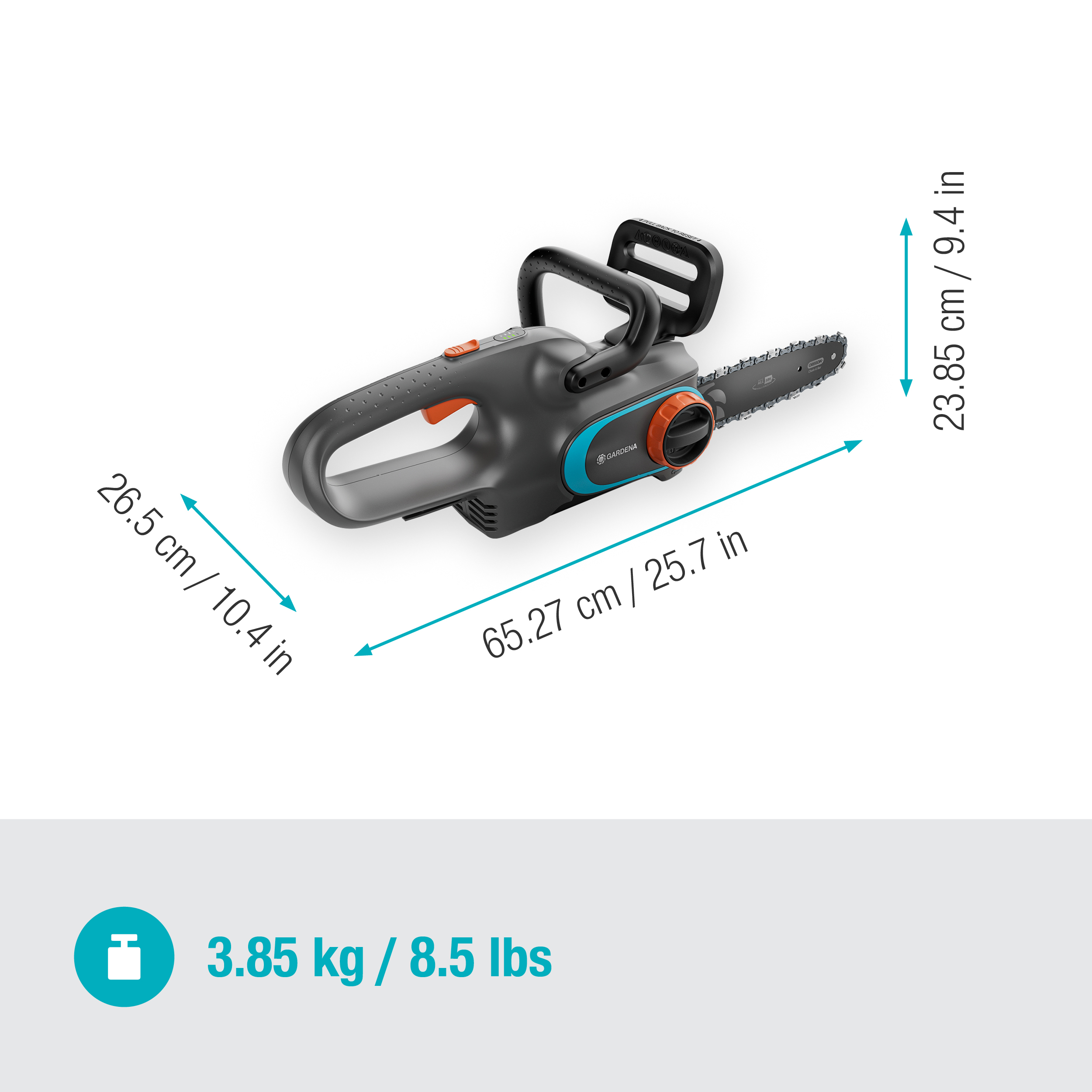 GARDENA Chainsaw PowerSaw 250/18V Solo