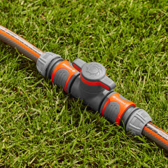GARDENA Coupling with Flow-Control Valve
