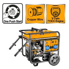 Ingco  Generator Petrol | 12.0 kW | Four Stroke | GE150006ES