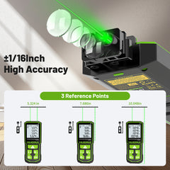 Huepar S120G-BT Green Laser Distance Measure