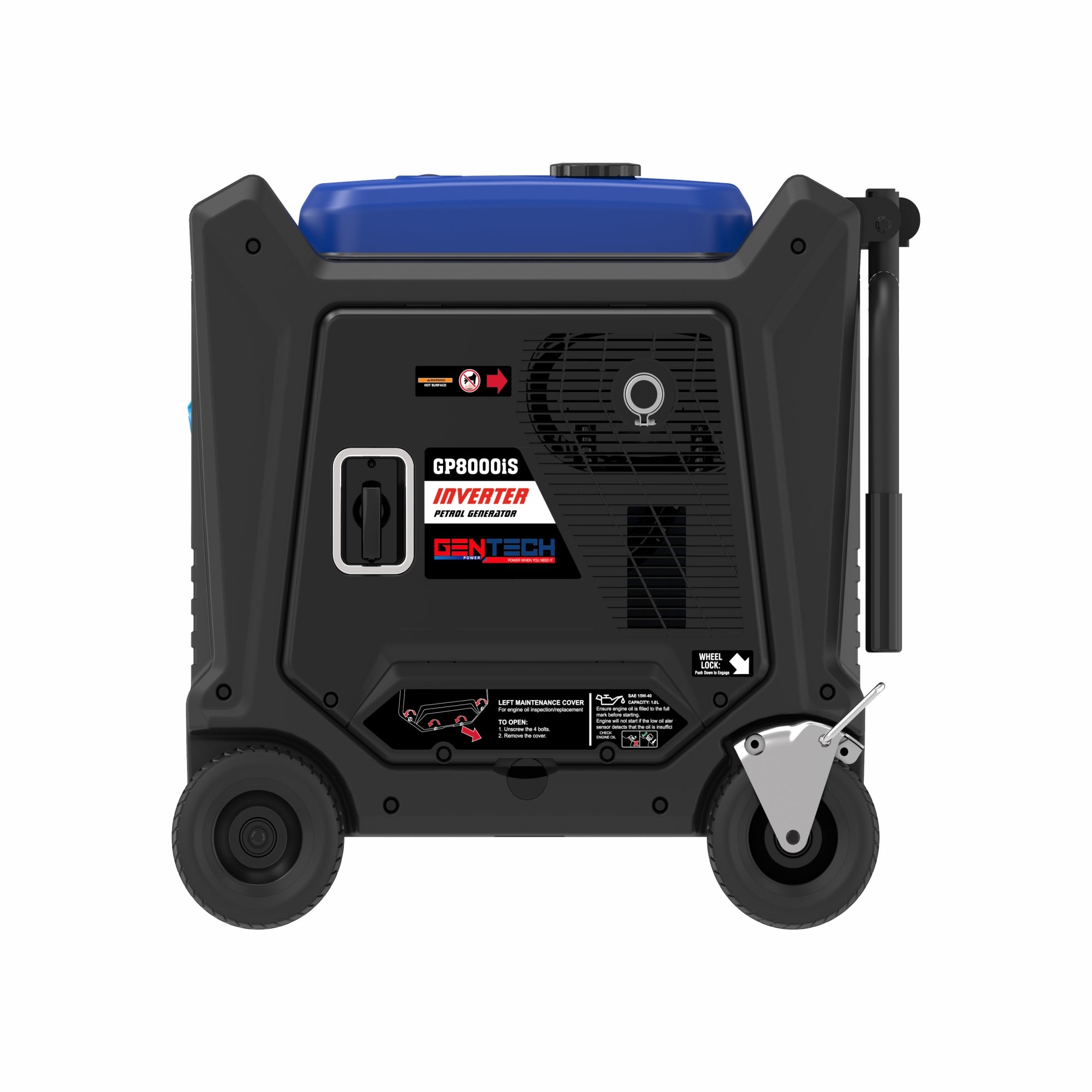 GENTECH POWER 8000 WATT DIGITAL PURE SINE WAVE INVERTER PETROL GENERATOR