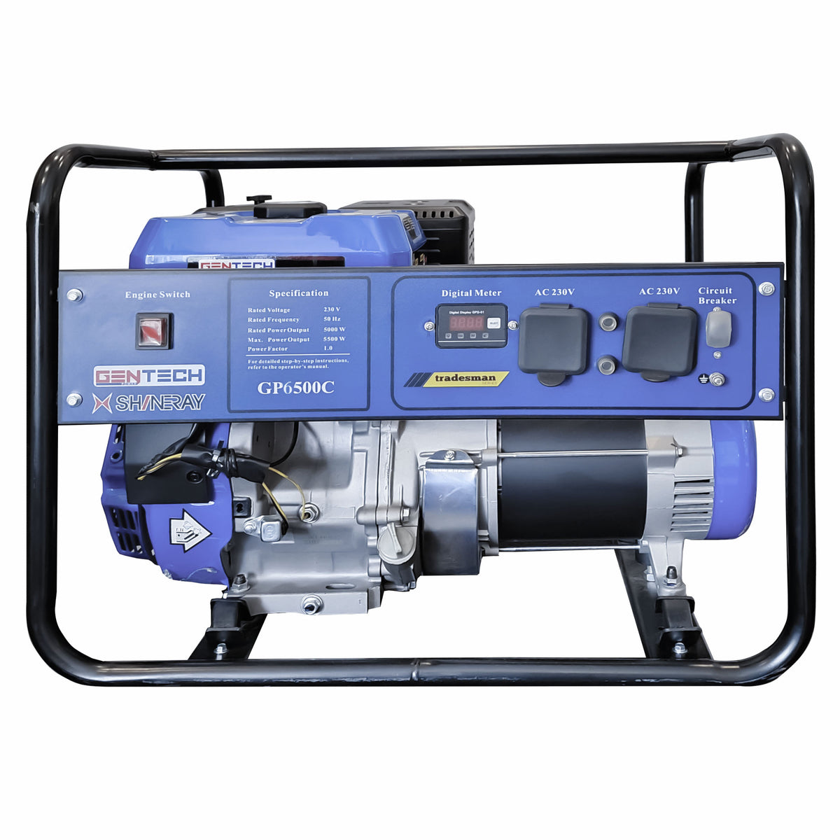 GENTECH POWER 7 kVA TRADESMAN SERIES PETROL GENERATOR