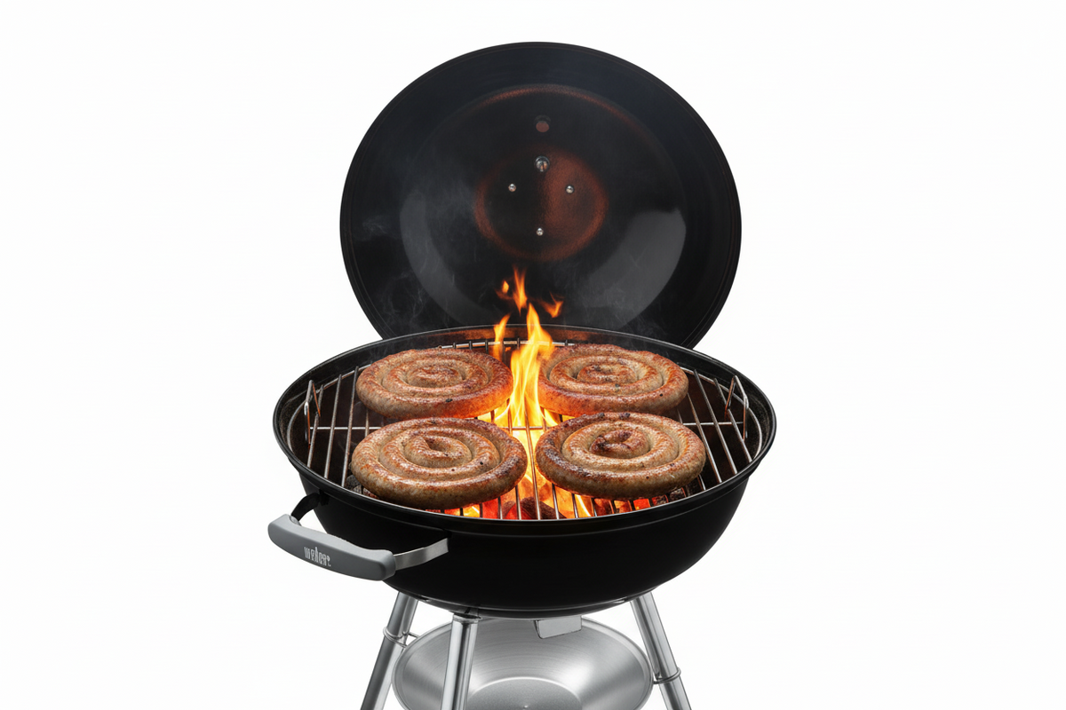 Weber Compact Kettle 47cm Charcoal Braai - Black | Build It Hillcrest