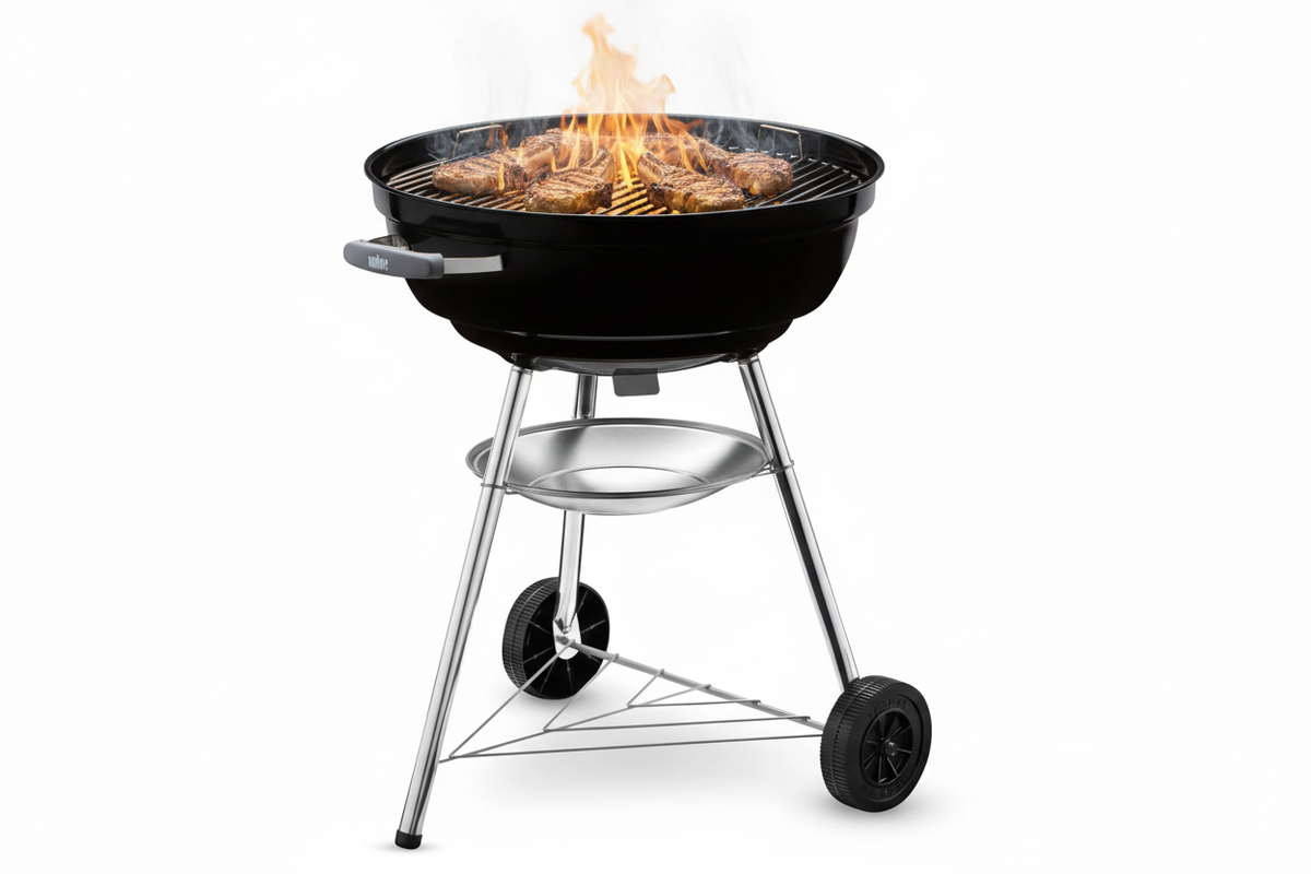 Weber Compact Kettle 57cm Charcoal Braai - Large Capacity Grill | Build It Hillcrest