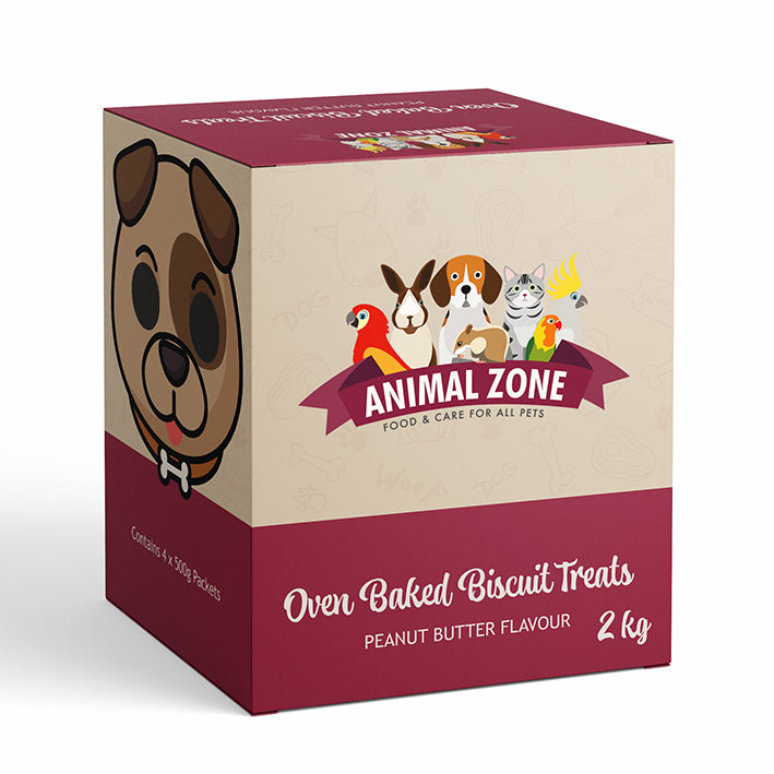 Animalzone Dog Biscuits - Peanut Butter 2kg