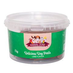 Animalzone Dog Treats - Lamb Tub 1kg