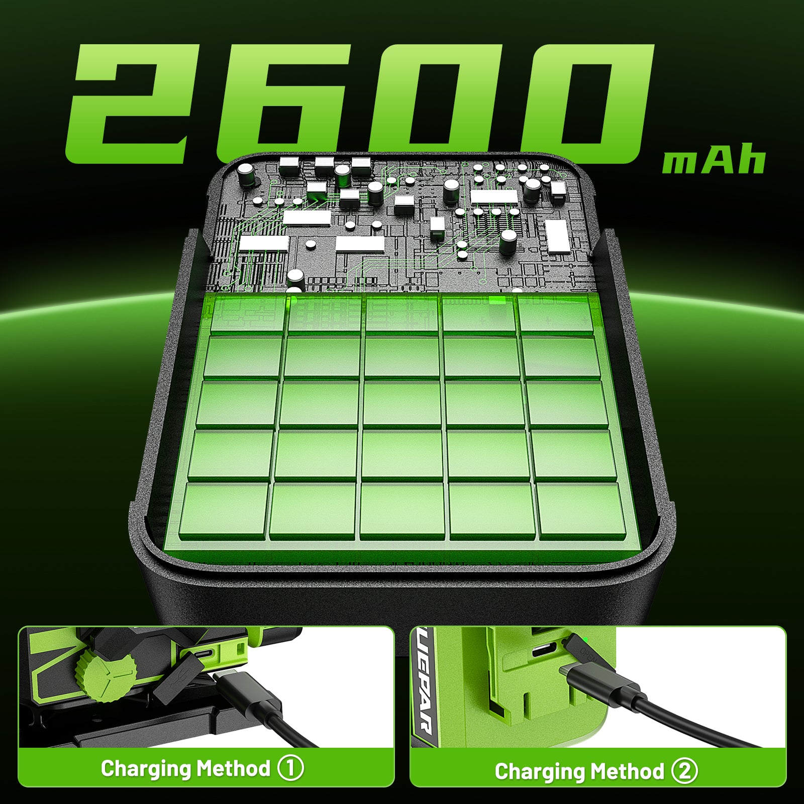 Huepar 4x360 4D Green Laser Level | 16-Line Self-Leveling with Motorized Base & Remote