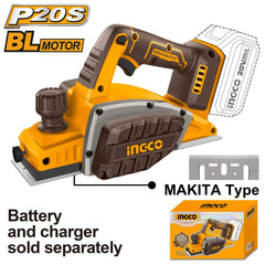 Ingco 20V Lithium-Ion Planer