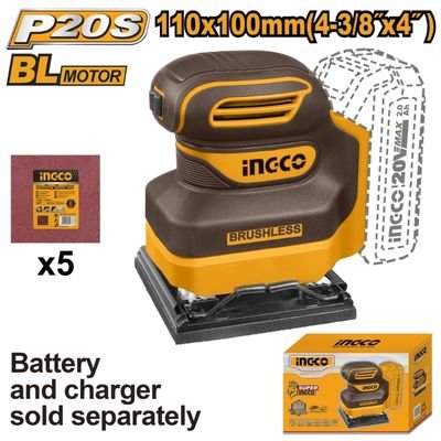 Ingco 20V Cordless Sheet Sander CSHSLI2024