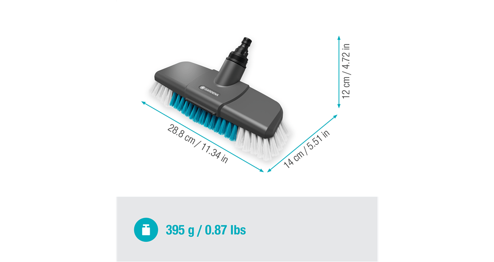 GARDENA CleanSystem Brush Hard
