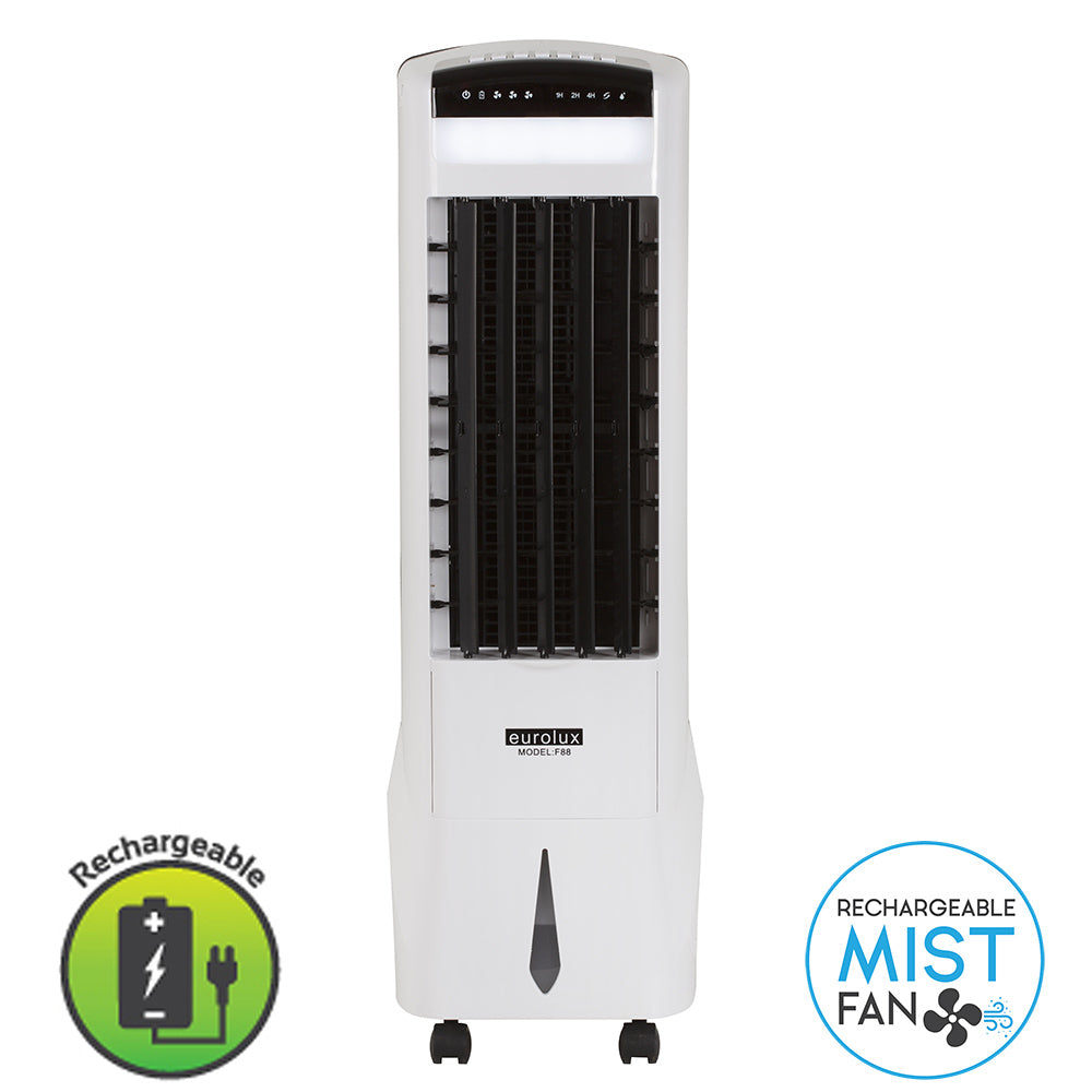 Portable Rechargeable Mist Fan Air Cooler EUROLUX