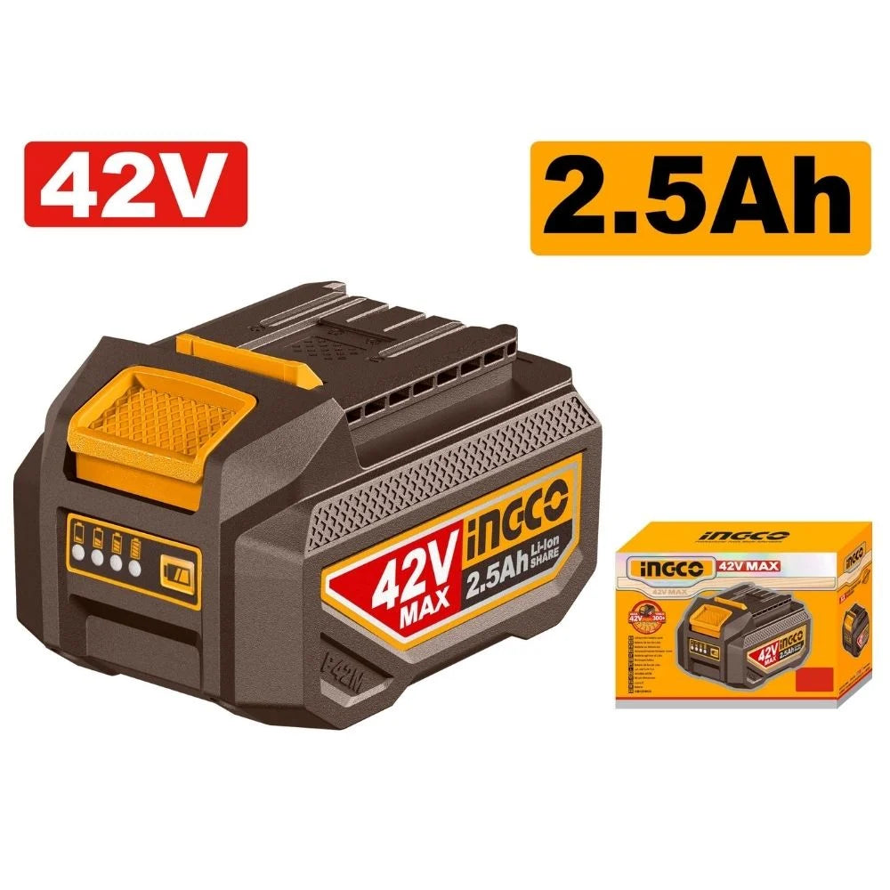 INGCO 42V 2.5Ah Lithium-Ion Battery | P42M Compatible | FBLI42251 | South Africa