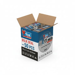 FOX Cutting Disc Steel 115 mm x 1.0 mm Box 50PCS Bulk Deal
