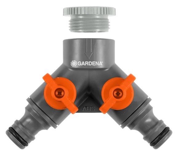 Gardena Twin-Tap Connector (Includes Adapters for All Tap Sizes)
