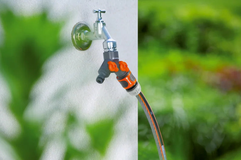 Gardena Twin-Tap Connector (Includes Adapters for All Tap Sizes)