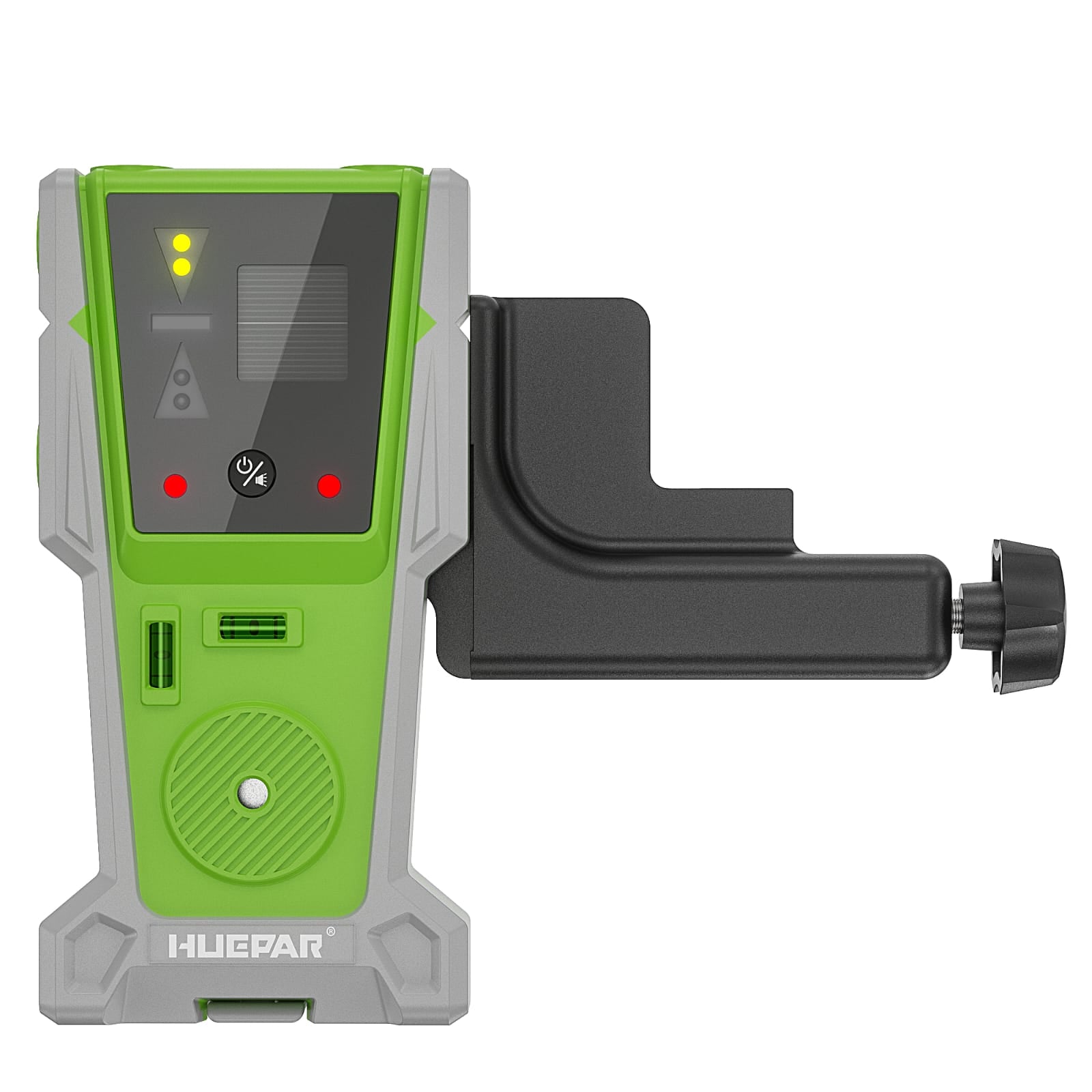 Huepar LR-8RG Laser Receiver | Digital Detector for Red & Green Pulse Lasers (60m/200ft)