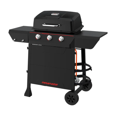 MEGAMASTER INFERNO 3 BURNER GAS BRAAI