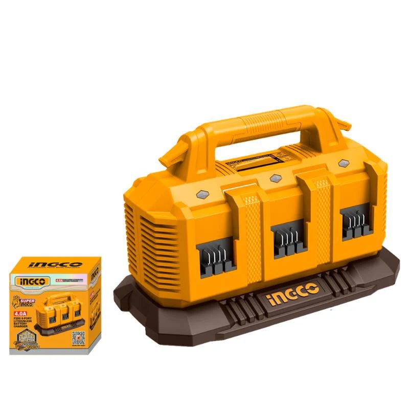 Ingco 6 Port Charger 20V PS+6 FCLI2064 (Sequential Charger)