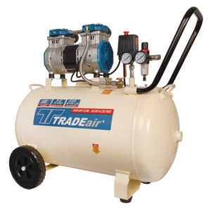 TRADEAIR COMPRESSOR 100L/ 1.8KW/ 2.5HP SILENT OIL FREE