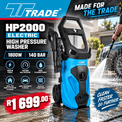 Trade Professional HP2000 Pressure Washer 1800W 140 Bar