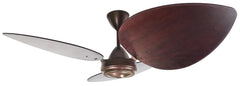 SOLENT FAN Motor High Breeze 100 Antique Bronze Blade Wood 3 1200mm Palm Leaf Oval Mahogany + Reg2F Wall Controller