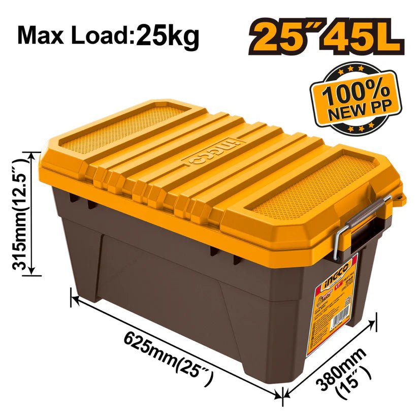 Ingco Plastic Tool Box 25" 45L
